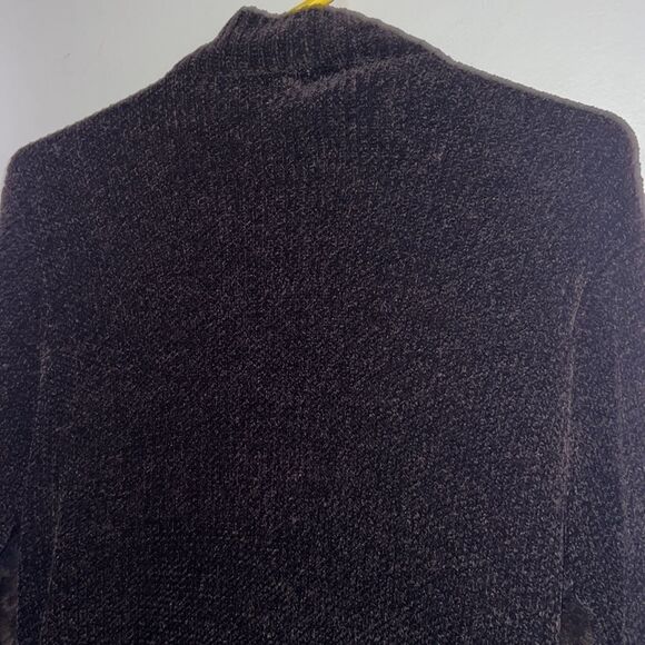 Lisa international quilted faux fur knit jacket, size small - Picture 8 of 10